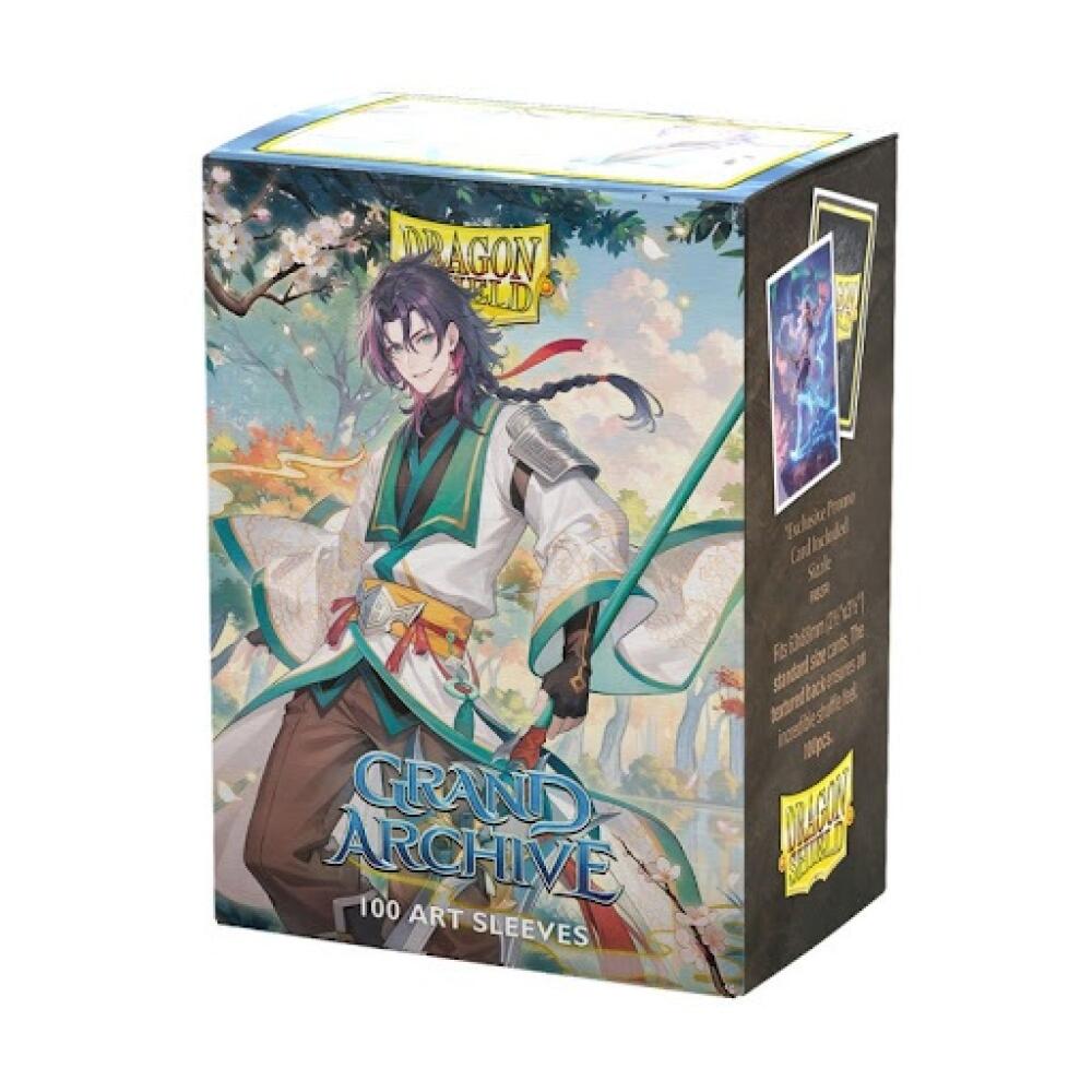 Dragon Shield Sleeves: Standard- Matte 'Grand Archive' Jin, Fate Defiant (100)